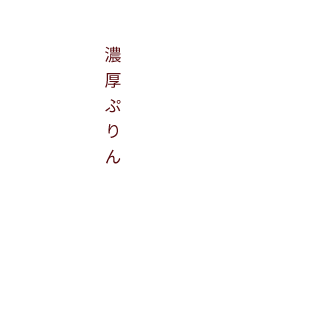 添加物、保存料を一切使用していない濃厚ぷりん